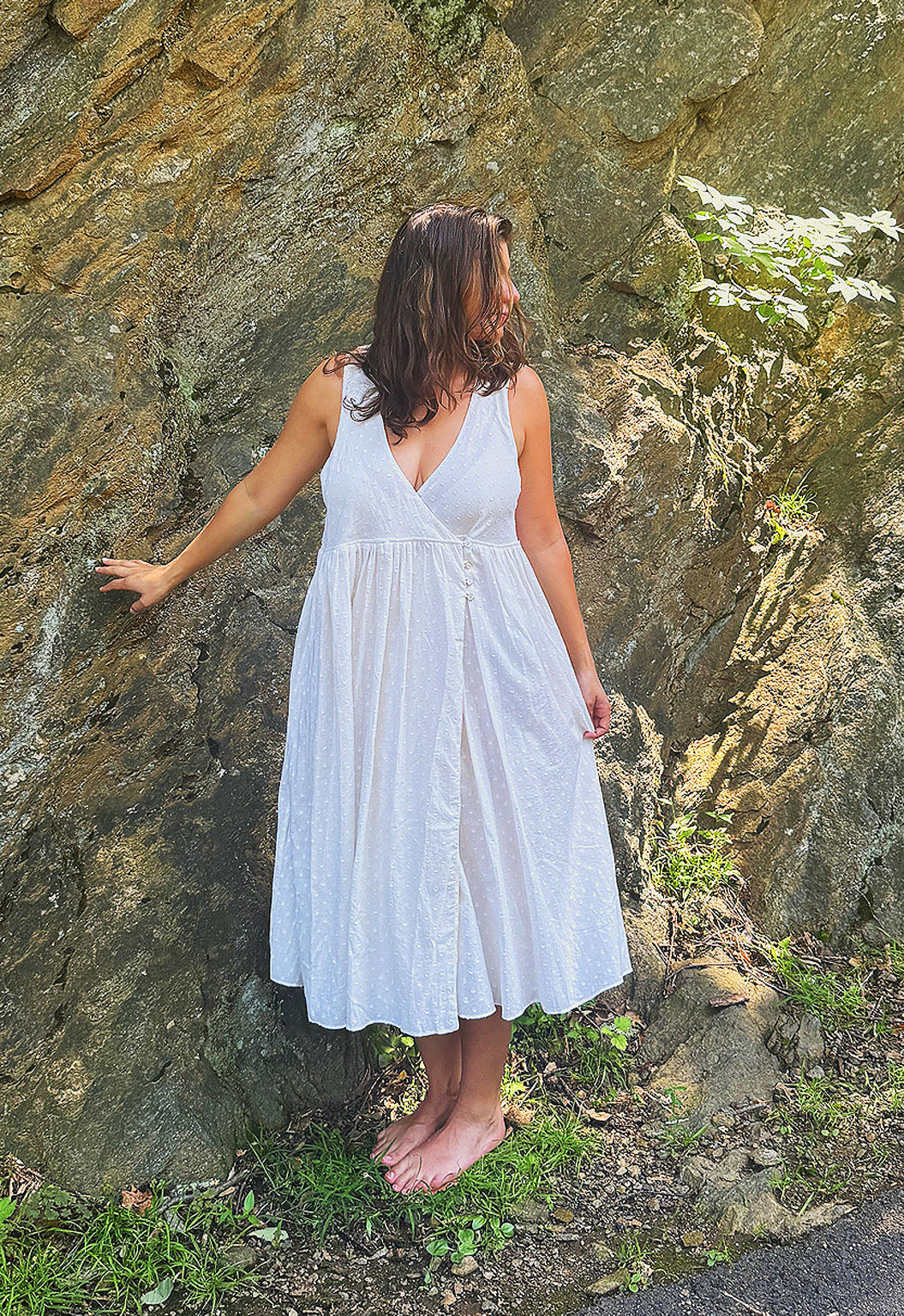 Alessia Dress in Swiss Ellipse