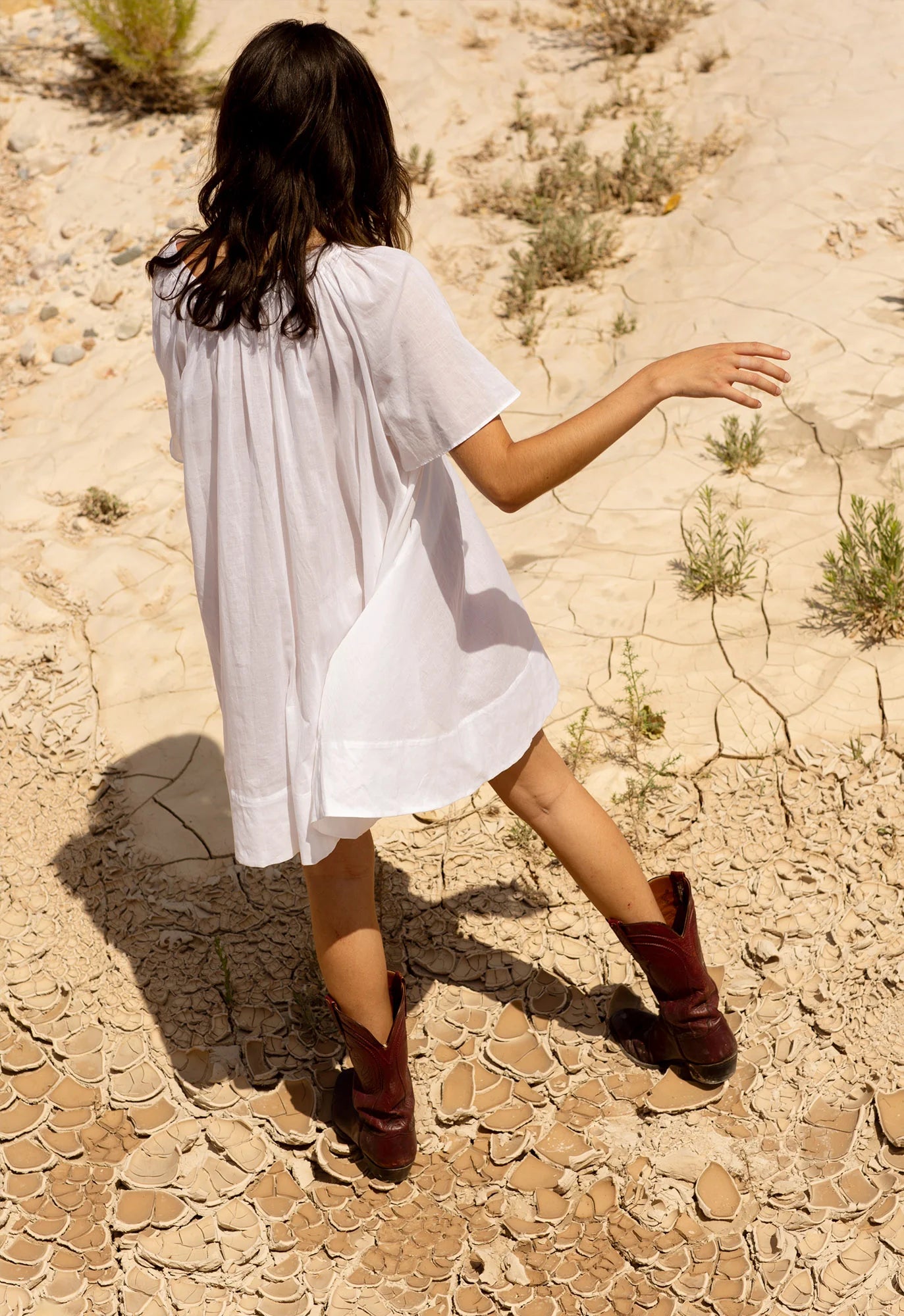 Tia Dress in White