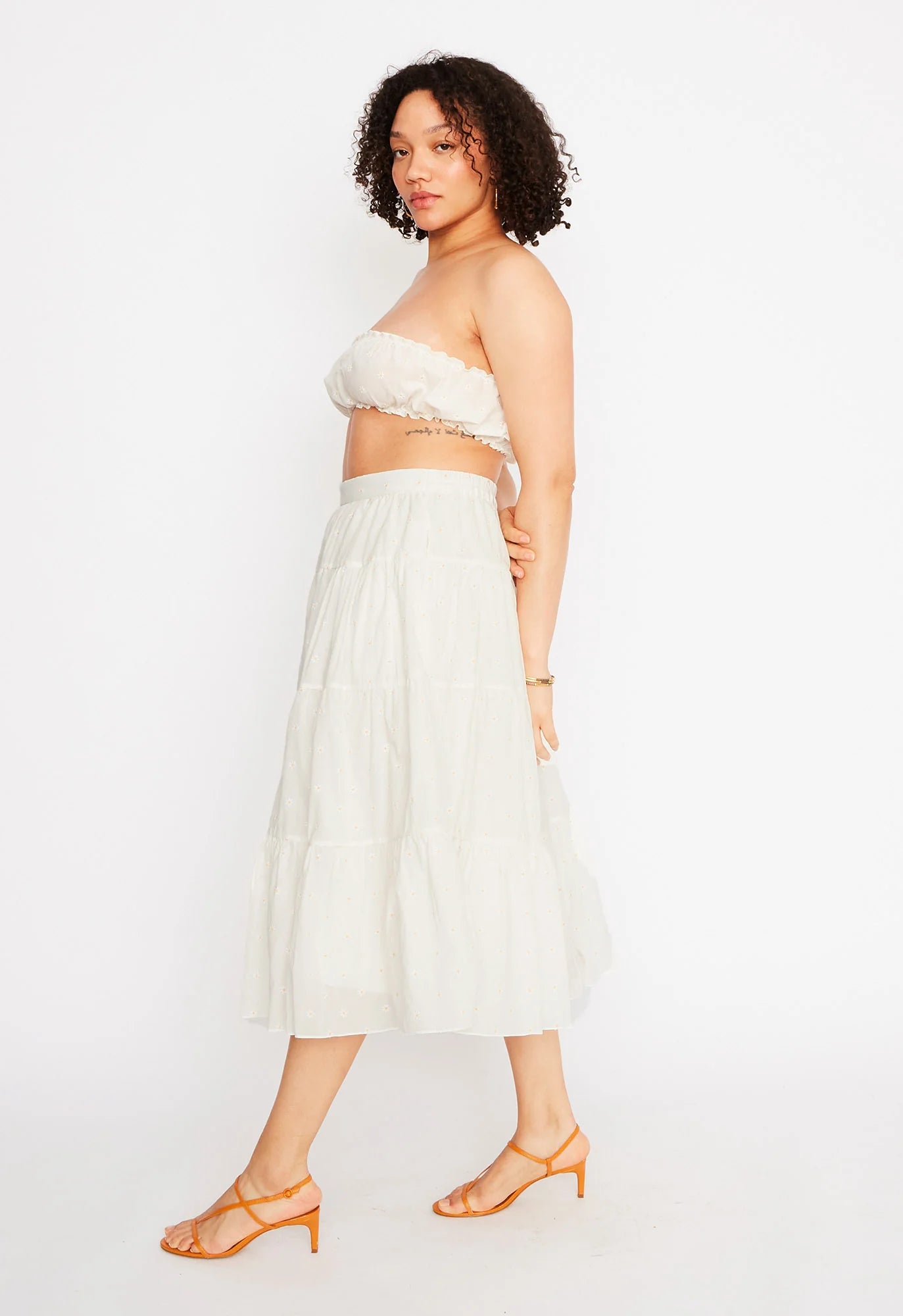 Bloom Bandeau in Daisy Embroidery