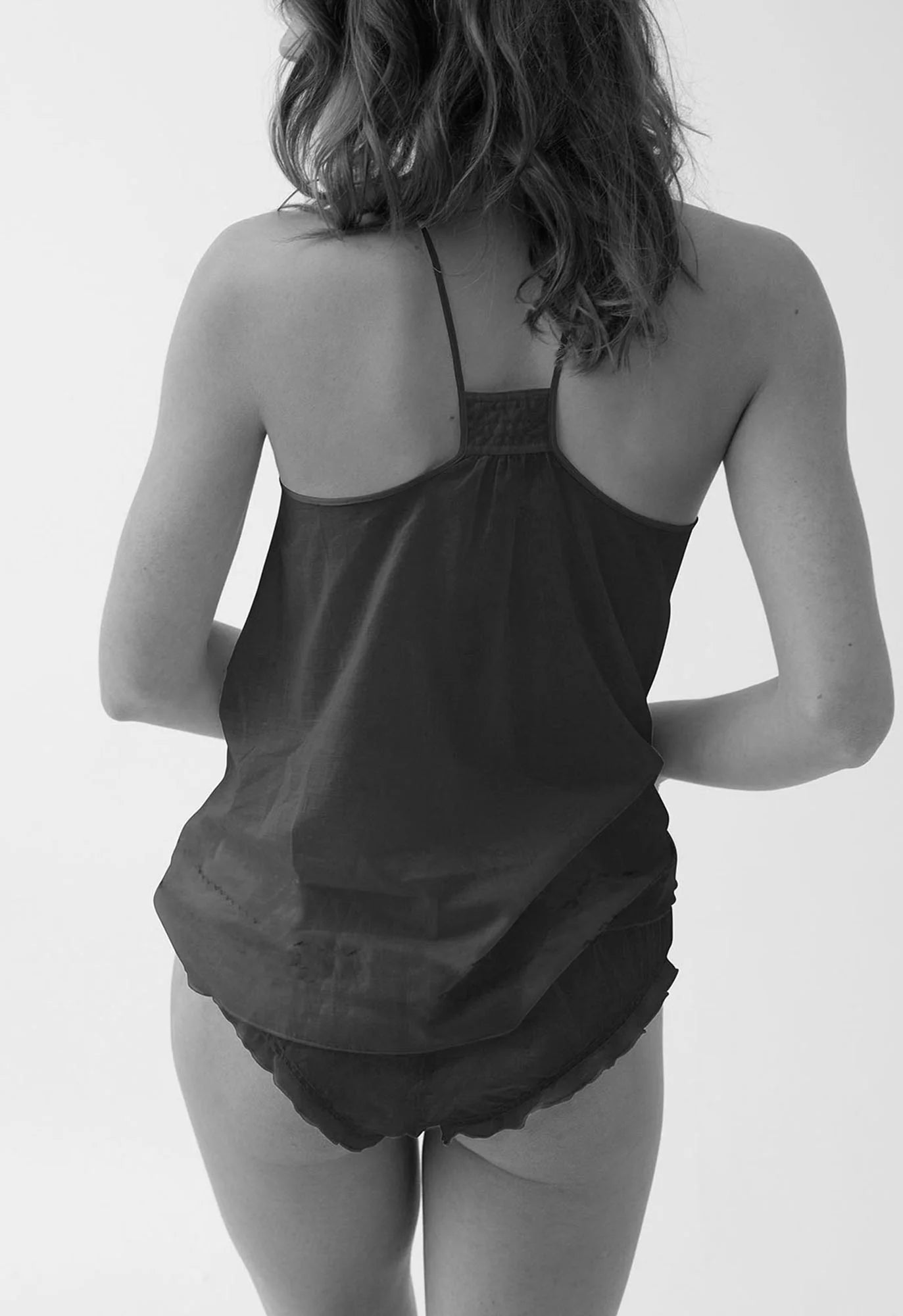 Scoop Tank in Indigo