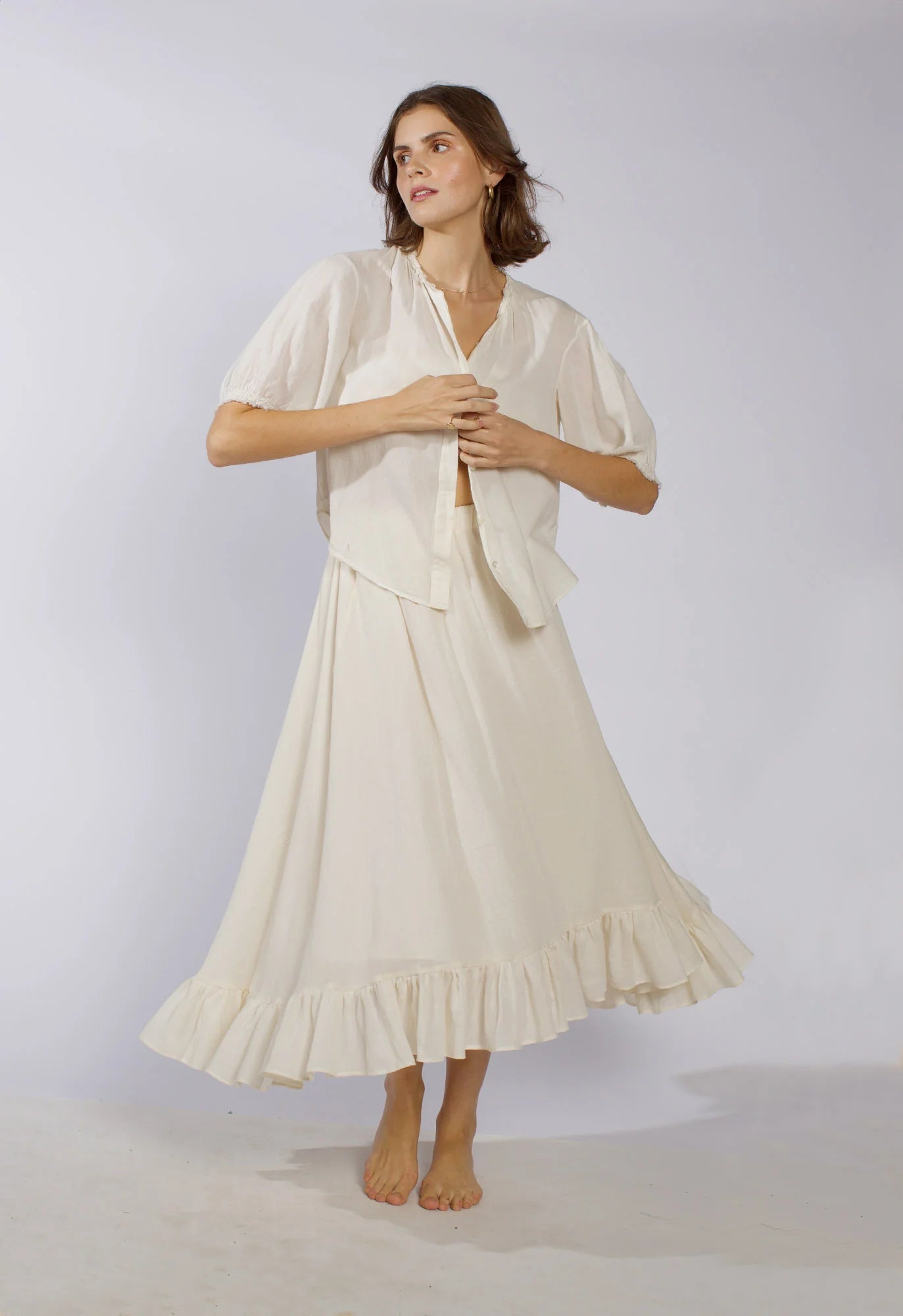 Pico Blouse in Natural