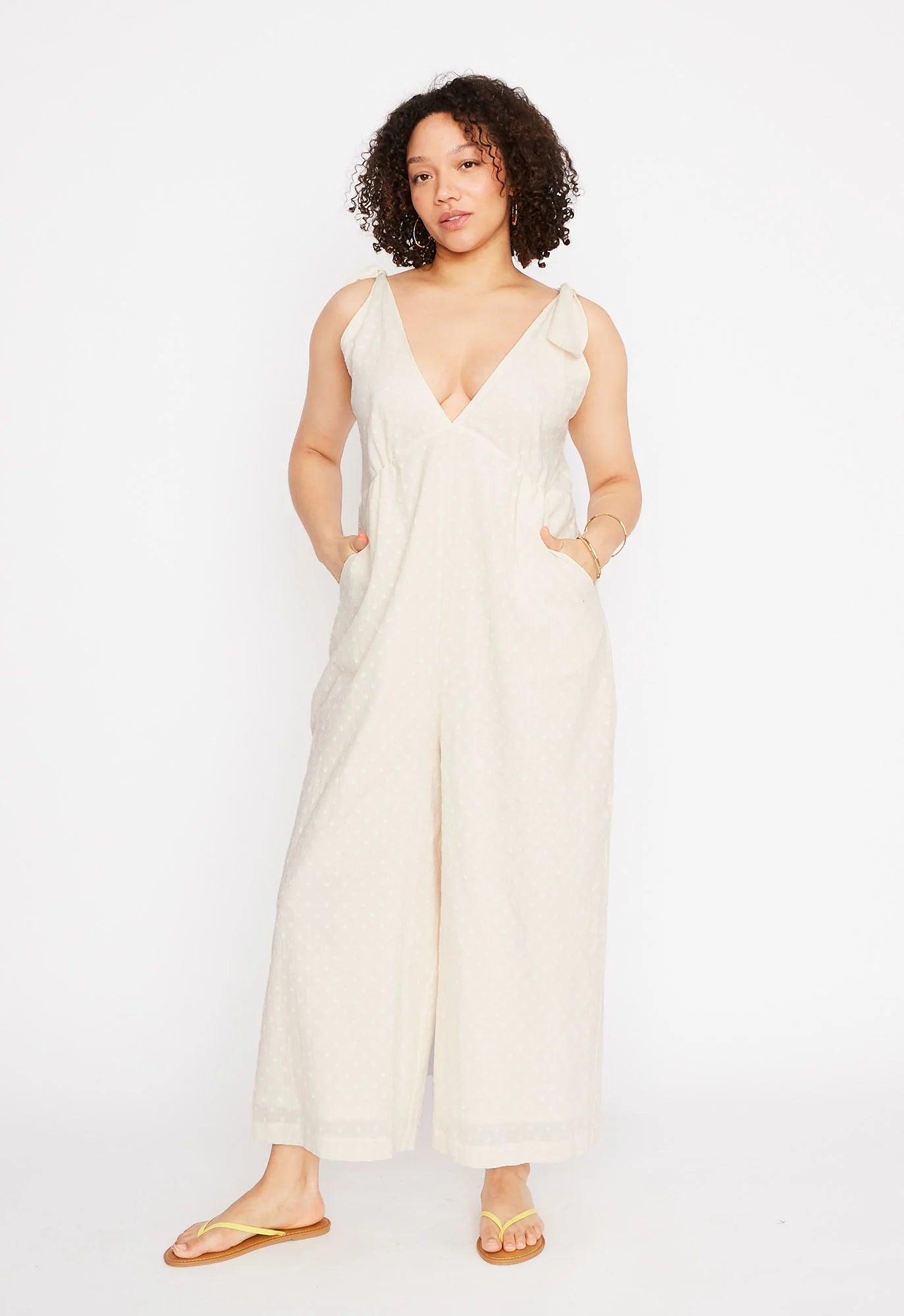 Lookout Jumpsuit in Swiss Ellipse