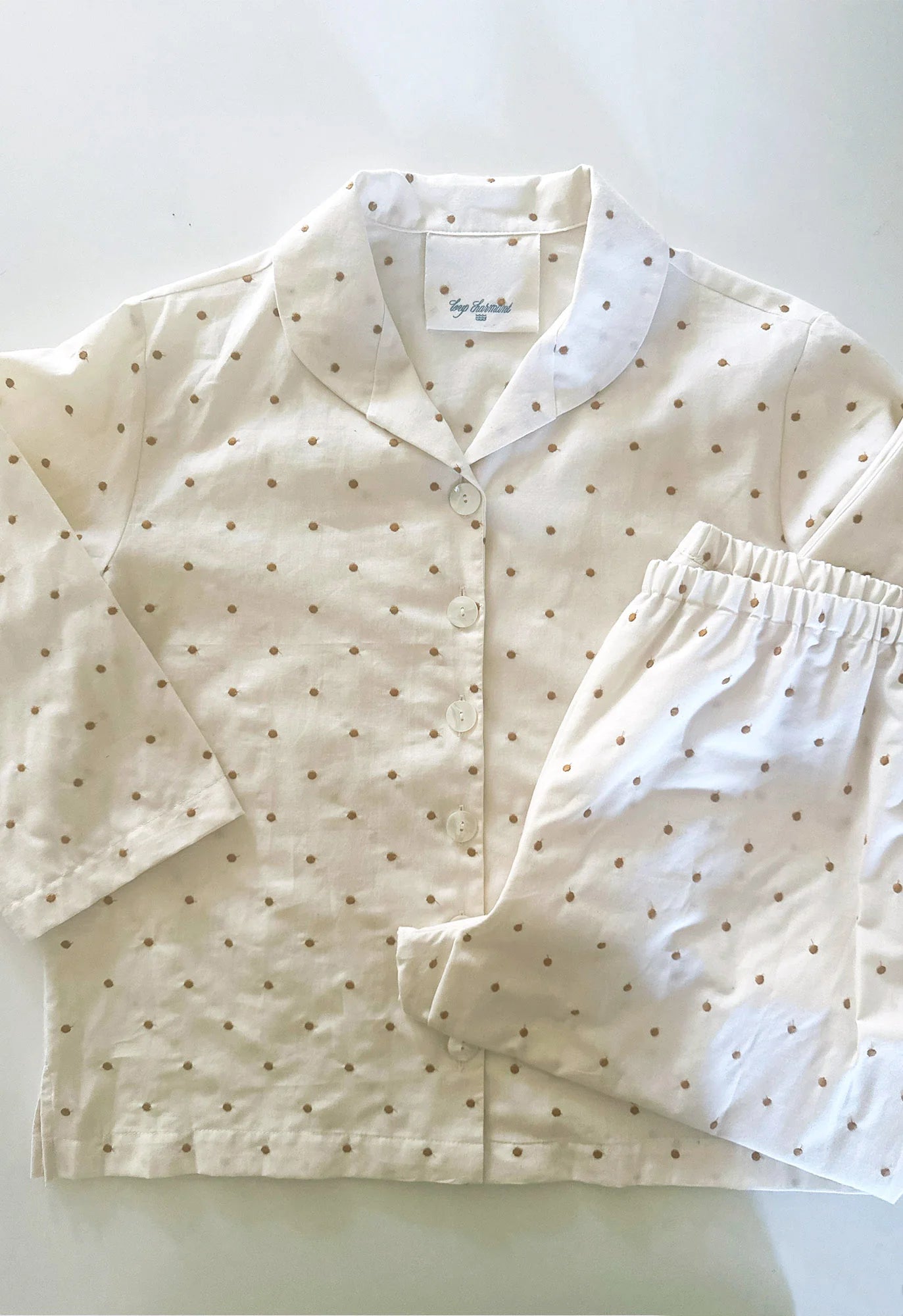 Alice Town Pajamas in Embroidered Dot