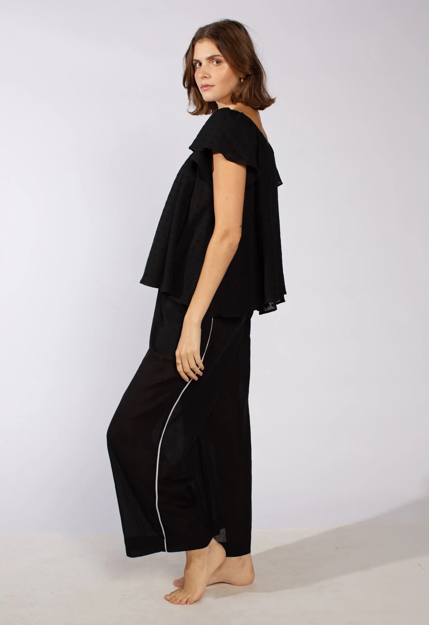 Tuxedo Tap Pant in Signature Cotton