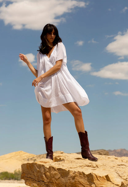 Tia Dress in White