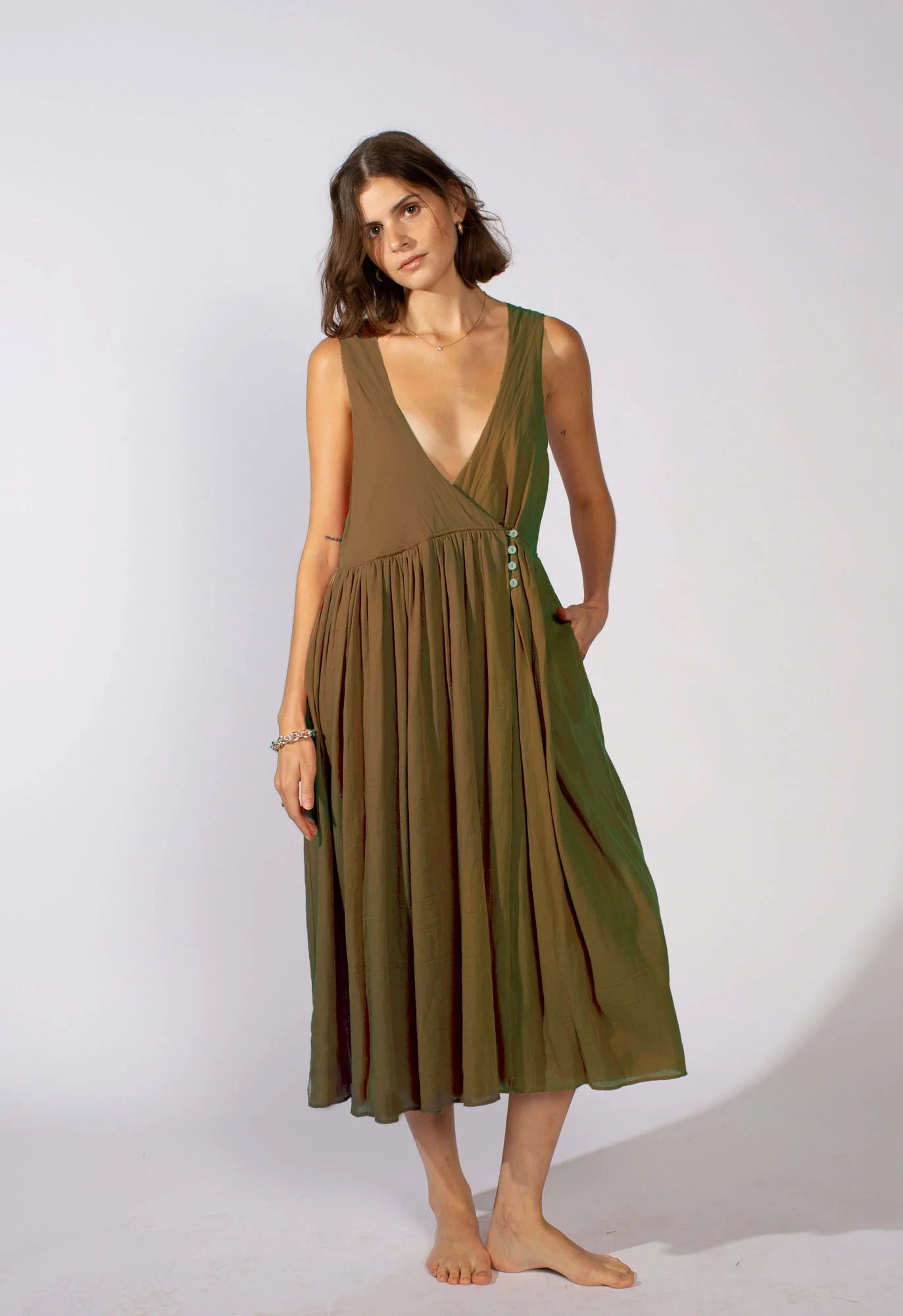 Alessia Dress in Signature Cotton
