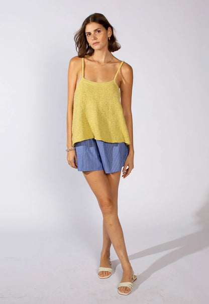 Scoop Tank in Cotton Knit