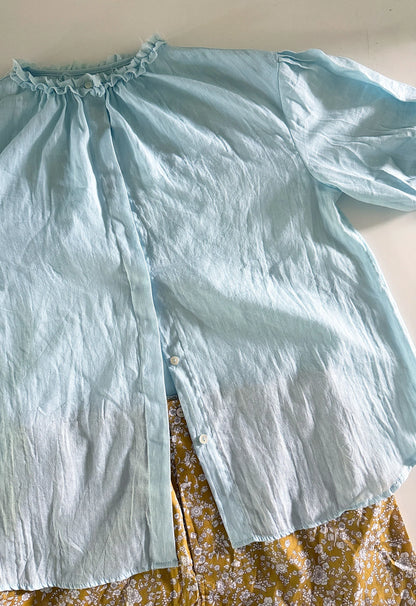 Pico Blouse in Sky