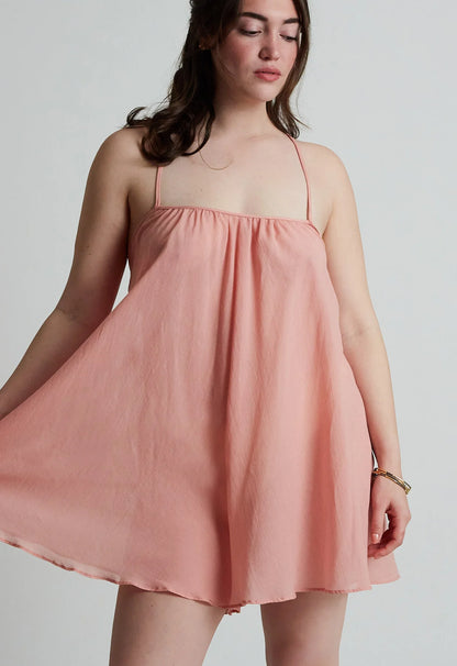 Eris Romper in Rose