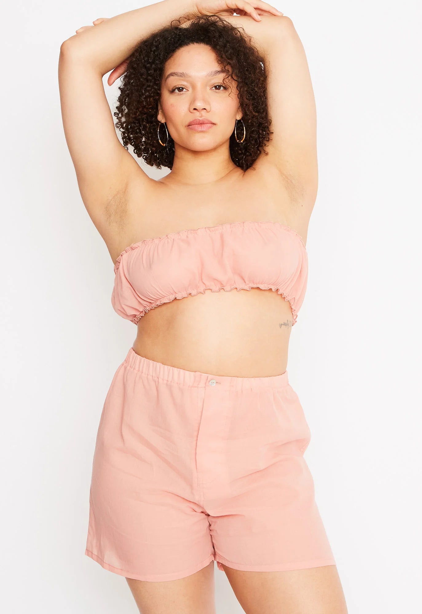 Brighton Boxer Short in Rose