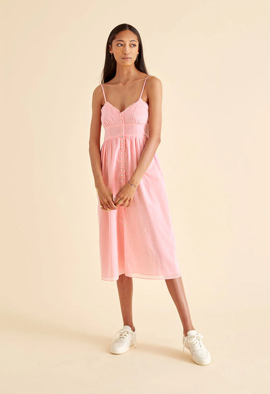 Avalon Dress in Posy Pink