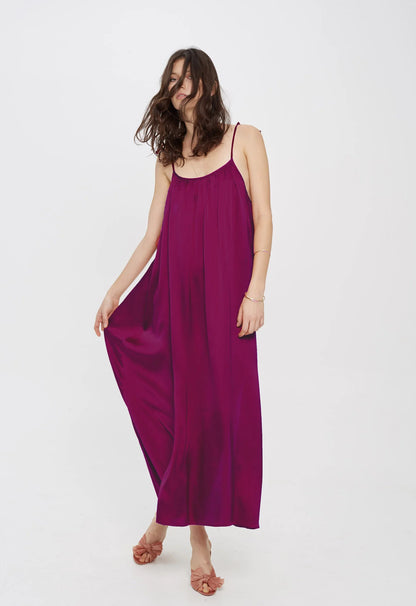 Amelia Slip Dress in Soft-Washed Silk