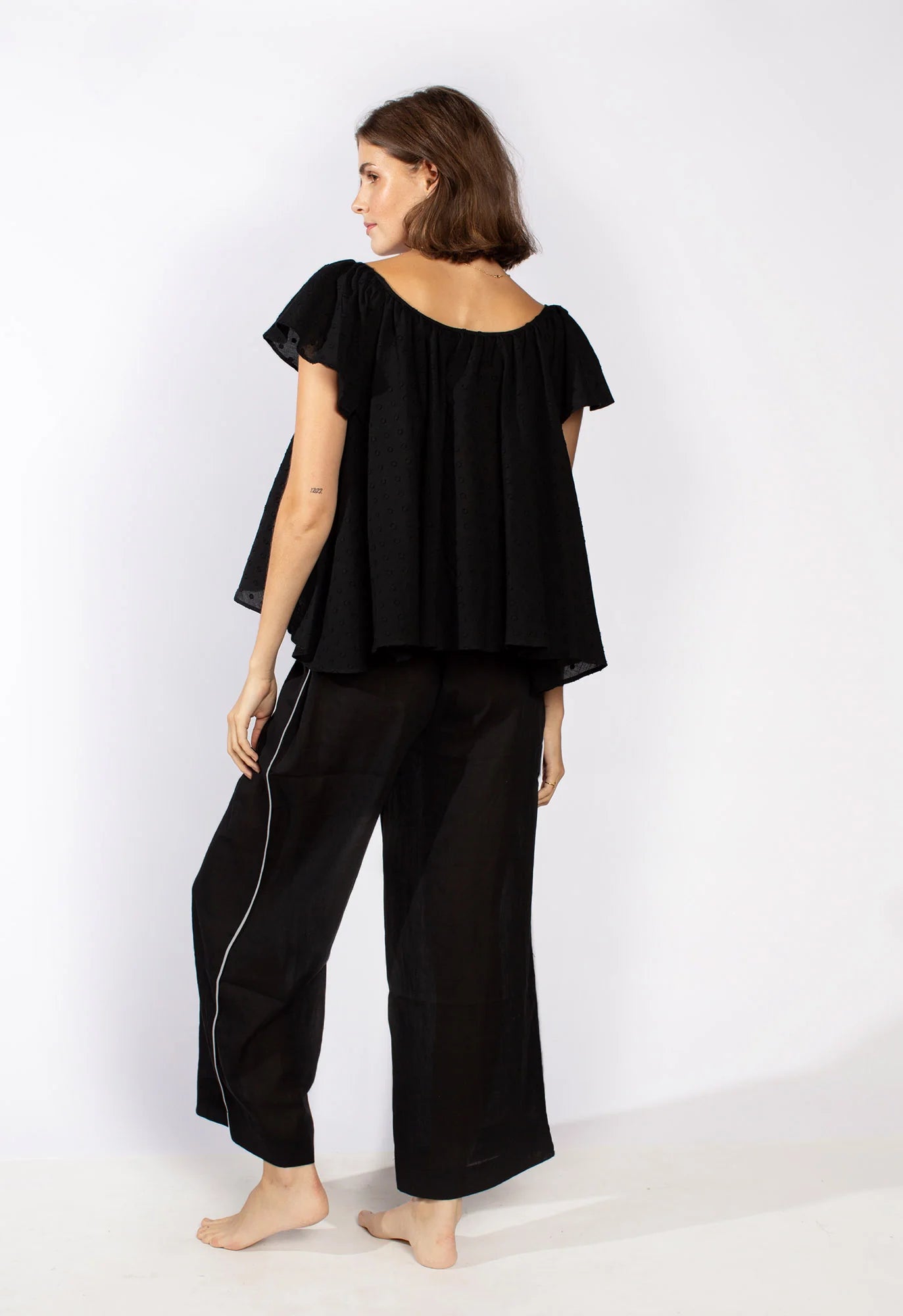 Tuxedo Tap Pant in Signature Cotton