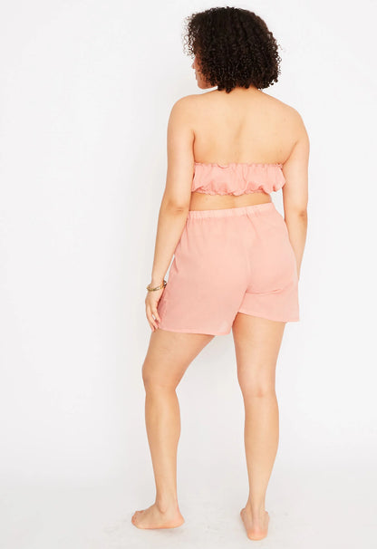 Brighton Boxer Short in Rose