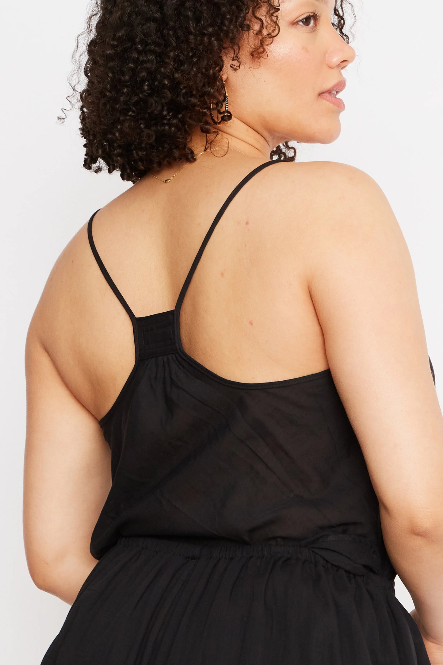 Scoop Tank in Black