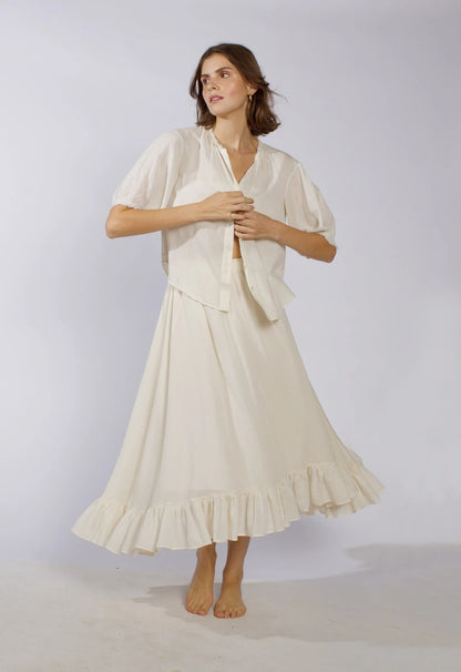 Pico Blouse in Natural